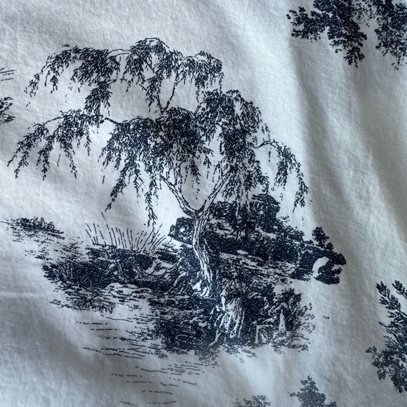 Inc white with Navy print dress size 2X - Picture 3 of 3